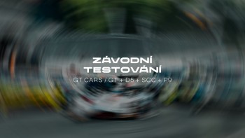 TESTOVÁNÍ  GT CARS/GT+D5+SCC+P9